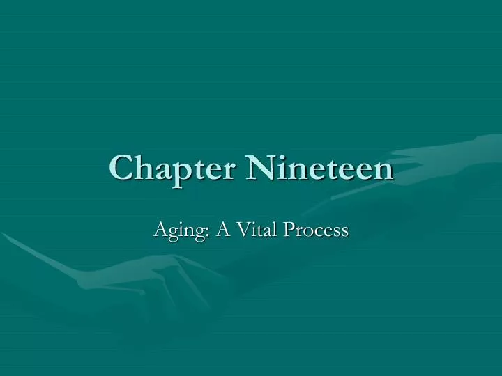 chapter nineteen