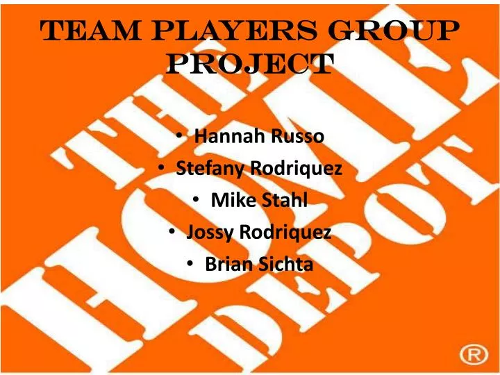 team players group project