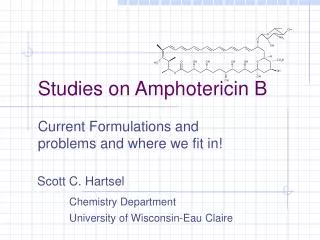 Studies on Amphotericin B