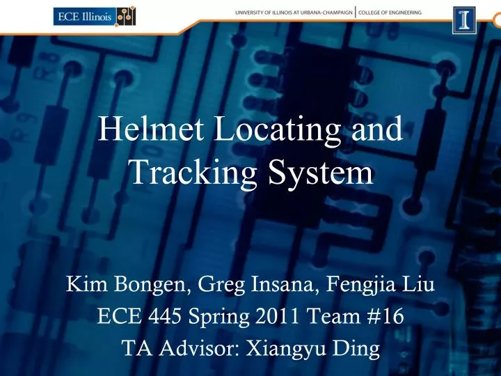 helmet locating and tracking system