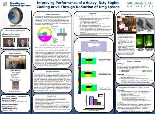 Improving Performance of a Heavy Duty Engine Cooling Drive Through Reduction of Drag Losses