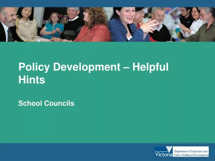 policy development helpful hints school councils