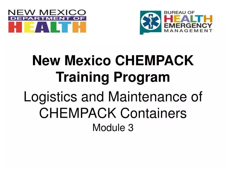 logistics and maintenance of chempack containers