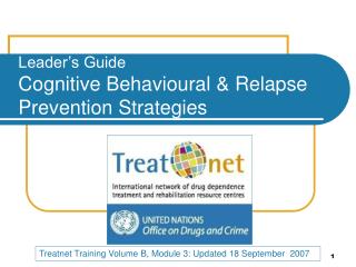 Leader’s Guide Cognitive Behavioural &amp; Relapse Prevention Strategies