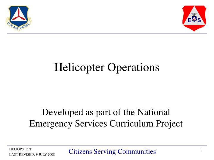 helicopter operations