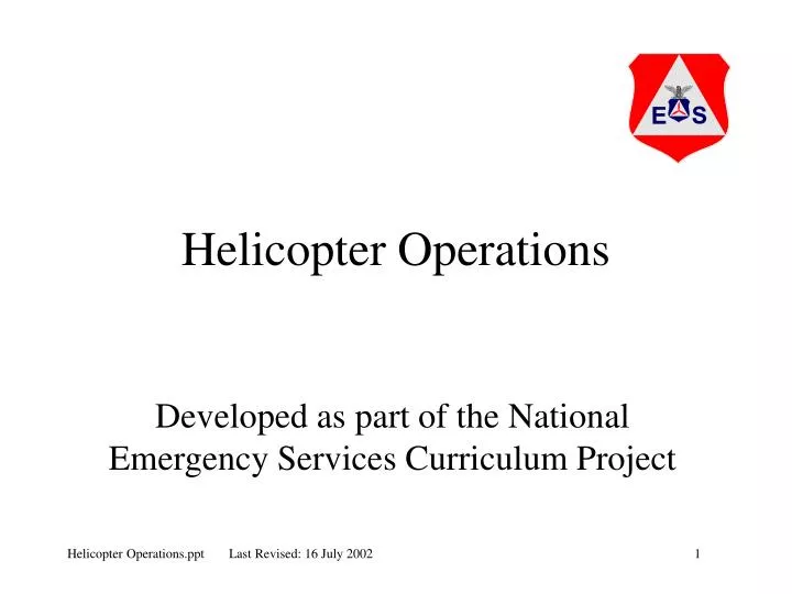 helicopter operations