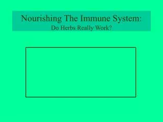 Nourishing The Immune System: Do Herbs Really Work?