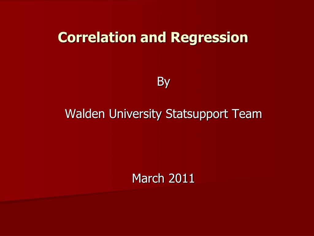 PPT - Correlation and Regression PowerPoint Presentation, free download ...