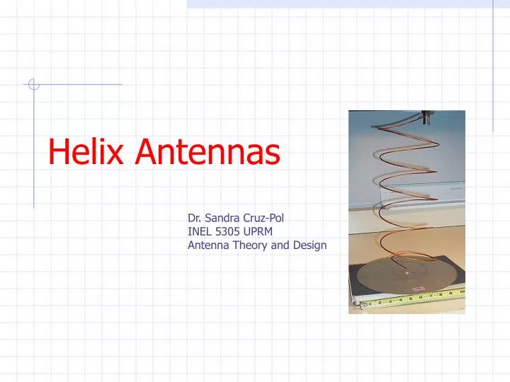 helix antennas