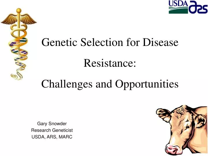 genetic selection for disease resistance challenges and opportunities