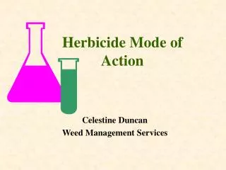 Herbicide Mode of Action