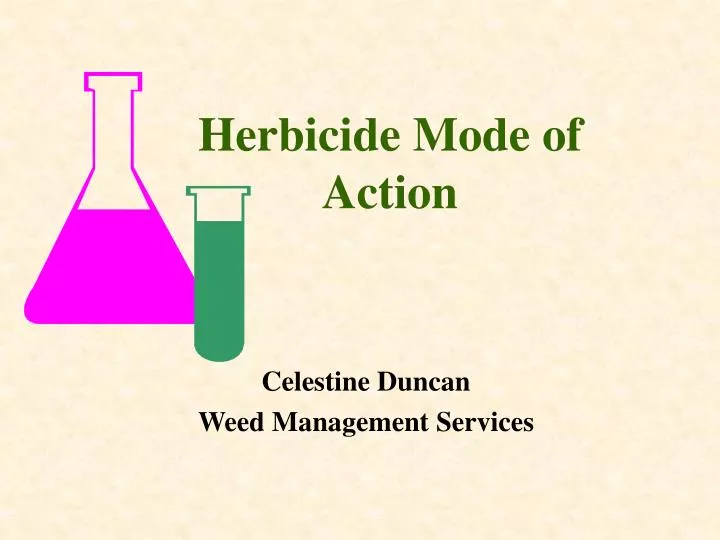 herbicide mode of action