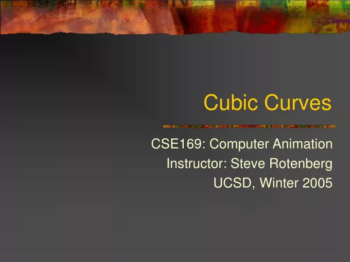 cubic curves