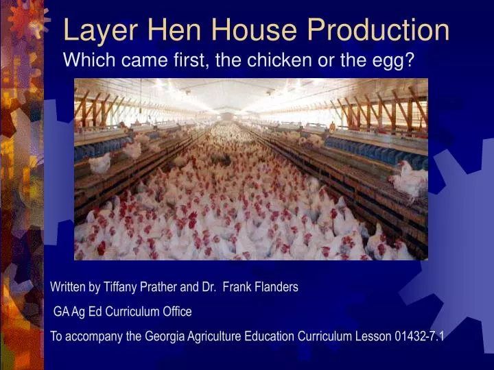 layer hen house production