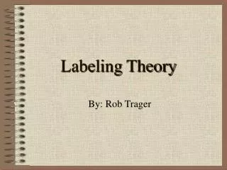 labeling theory