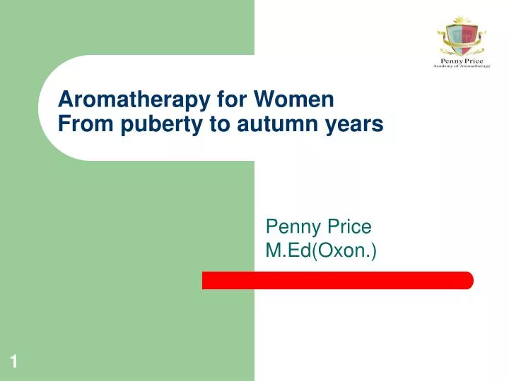 aromatherapy for women from puberty to autumn years