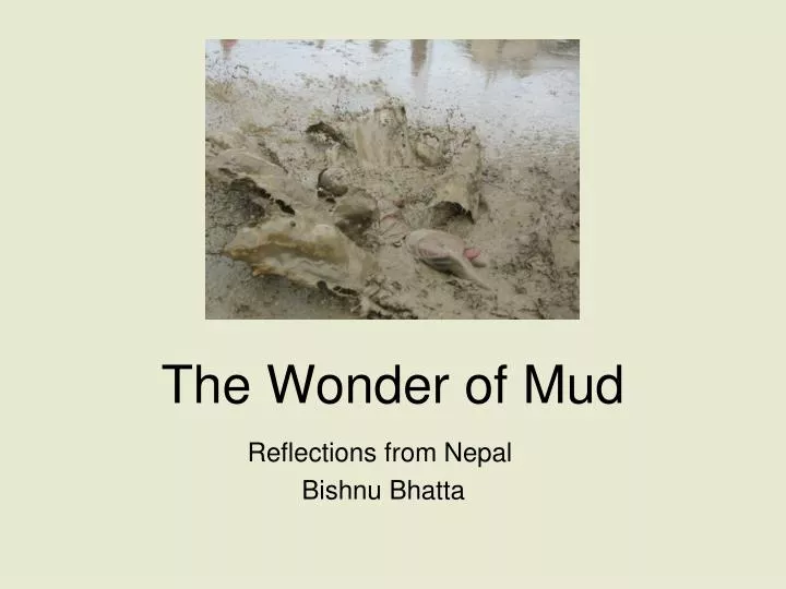 the wonder of mud