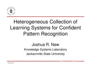 Heterogeneous Collection of Learning Systems for Confident Pattern Recognition