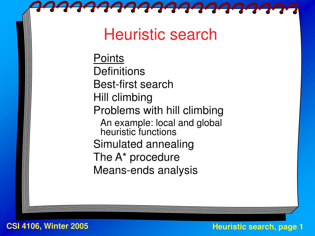 PPT - Heuristic search PowerPoint Presentation, free download - ID:374358