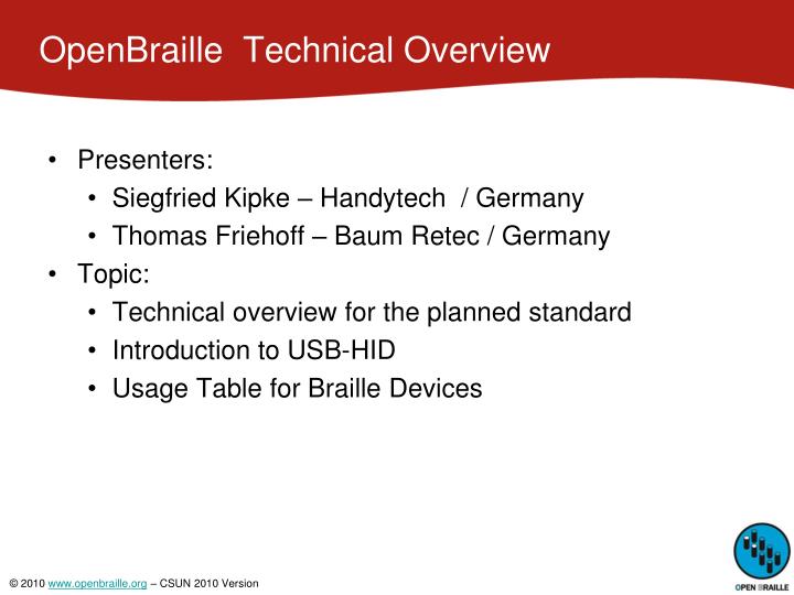 openbraille technical overview
