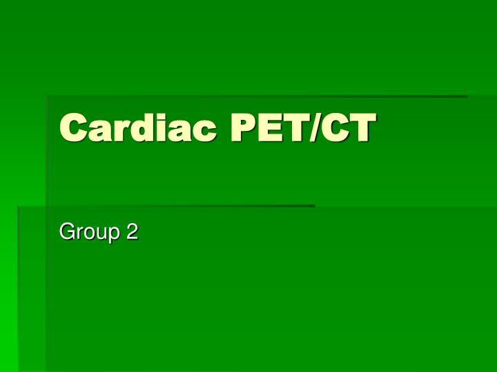 cardiac pet ct