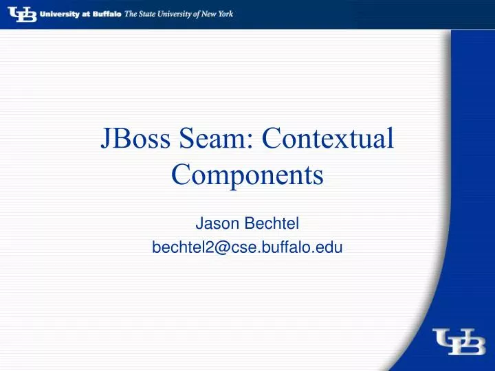 jboss seam contextual components