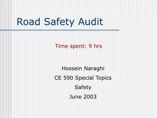 Road Safety Audit