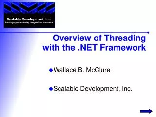 Overview of Threading with the .NET Framework