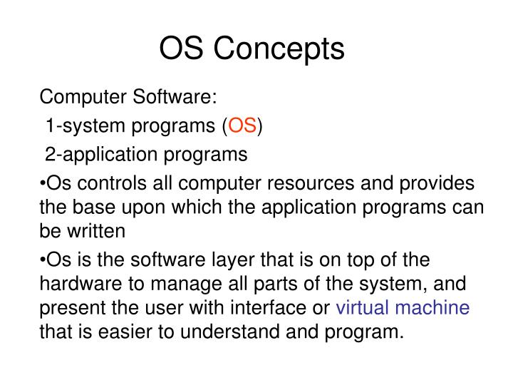 os concepts