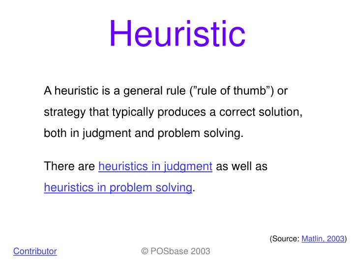 heuristic