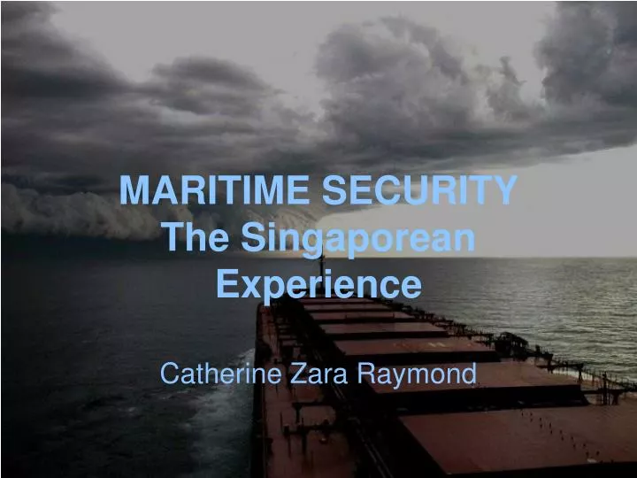 maritime security the singaporean experience