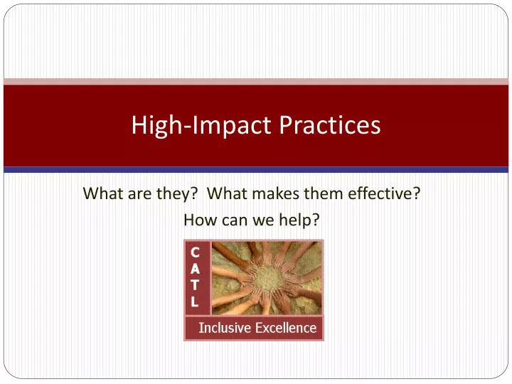 high impact practices