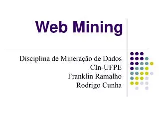 web mining