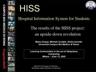 Hospital Information System for Students