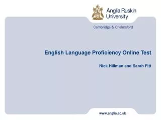 English Language Proficiency Online Test