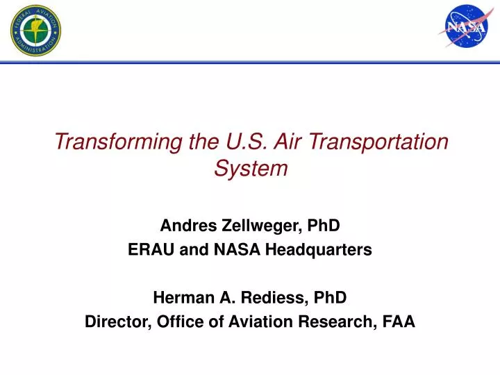 transforming the u s air transportation system