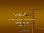 World War I - slide 1