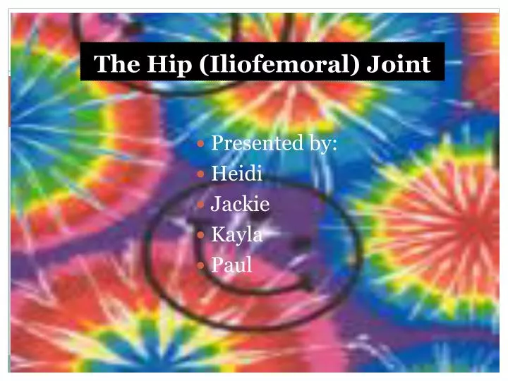 the hip iliofemoral joint