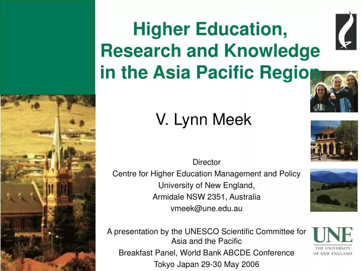 higher education research and knowledge in the asia pacific region