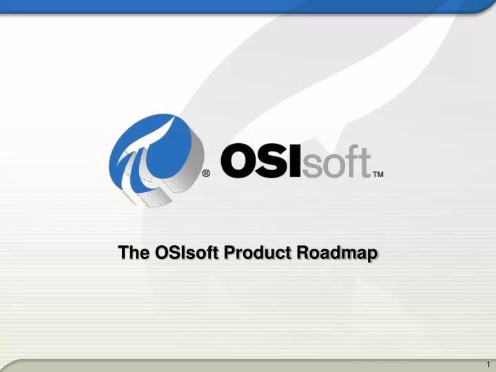 the osisoft product roadmap