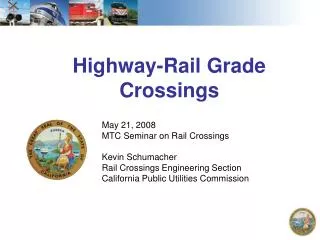 Highway-Rail Grade Crossings