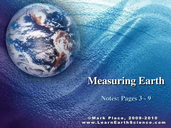 measuring earth