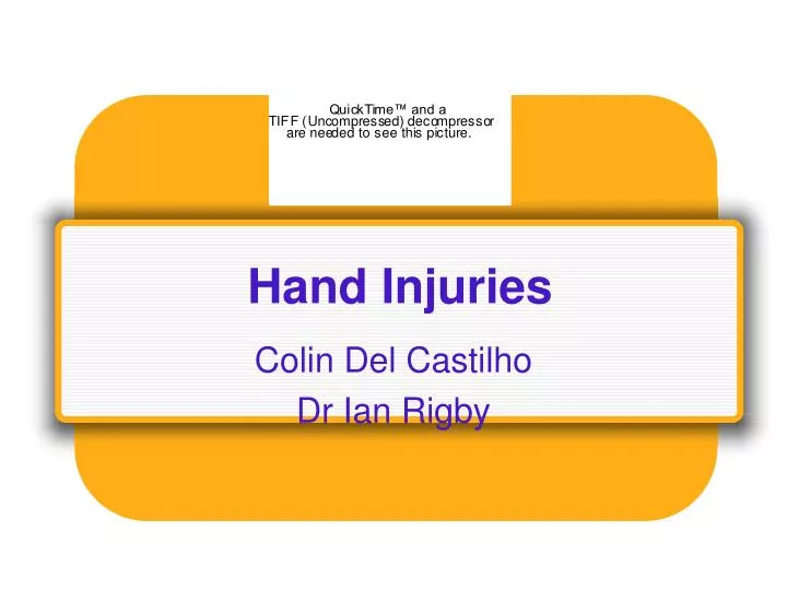 hand injuries