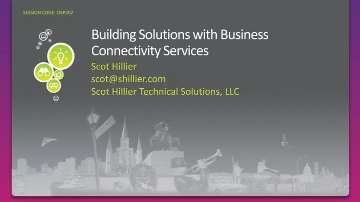 building solutions with business connectivity services