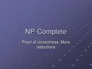 NP-Complete