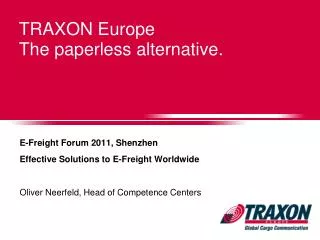 traxon europe the paperless alternative