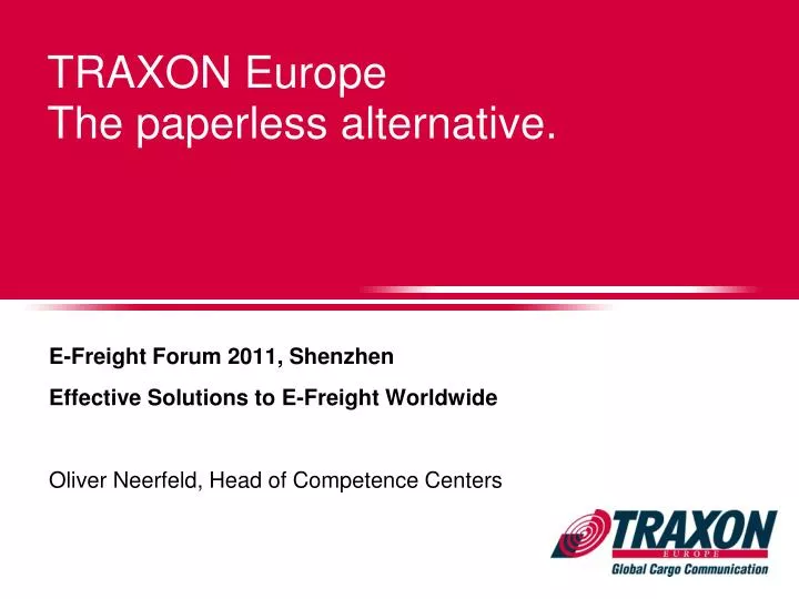 traxon europe the paperless alternative