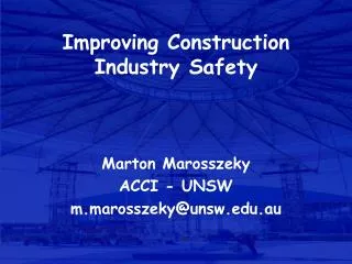Improving Construction Industry Safety
