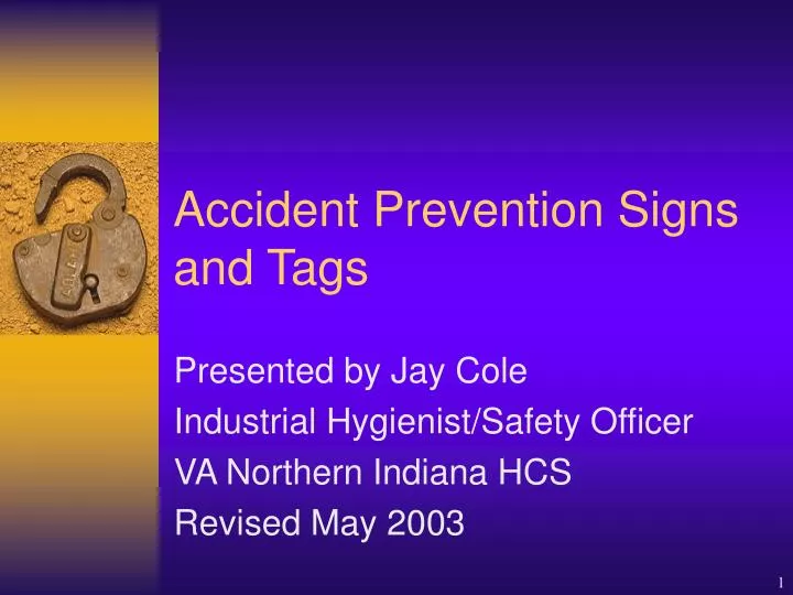 accident prevention signs and tags