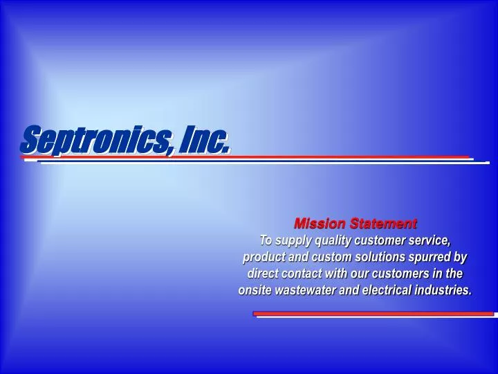 septronics inc